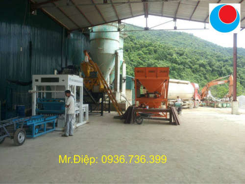 Dây chuyền sản xuất gạch không nung tại Điện Biên
