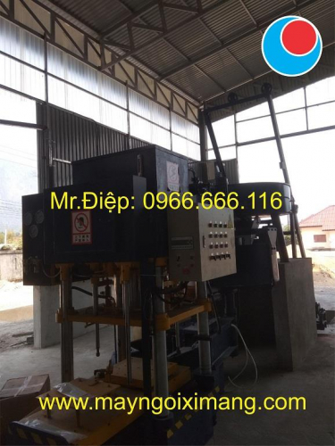 Lắp ráp máy ngói và Dây chuyền sơn sấy ngói tự động tại Lào 022019